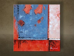 Pictat manual tablou cu motivul textură, motiv pentru copii în alb-auriu nuanțe | Tablou pictat de perete ABSTRACT, minimalism – previzualizare
