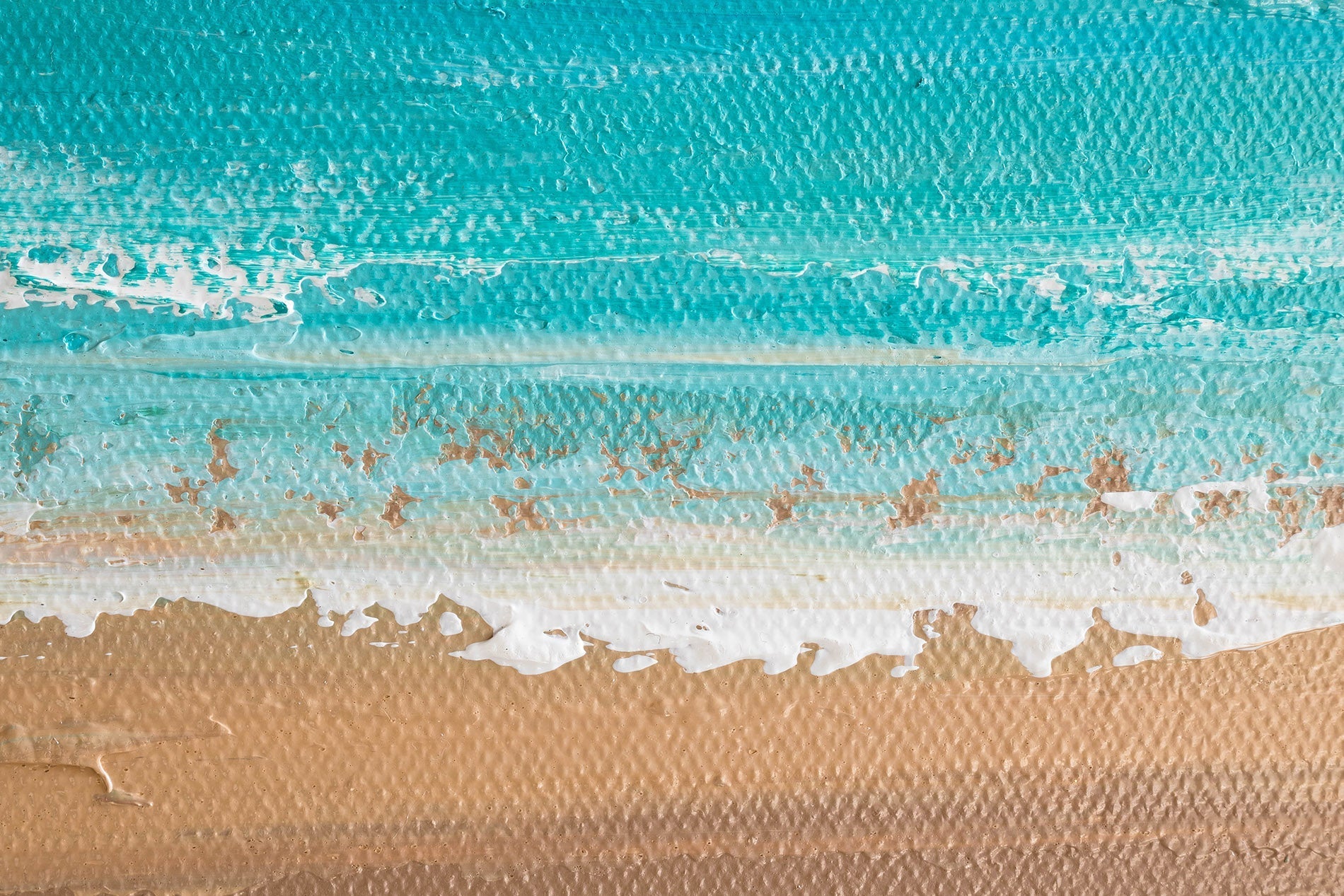 În stil scandinav tablou pe pânză cu motivul ocean, plajă, cer, hartă, natură în alb-bej nuanțe, atmosferă liniștită, potrivit pentru sufragerie – produs, vedere 4