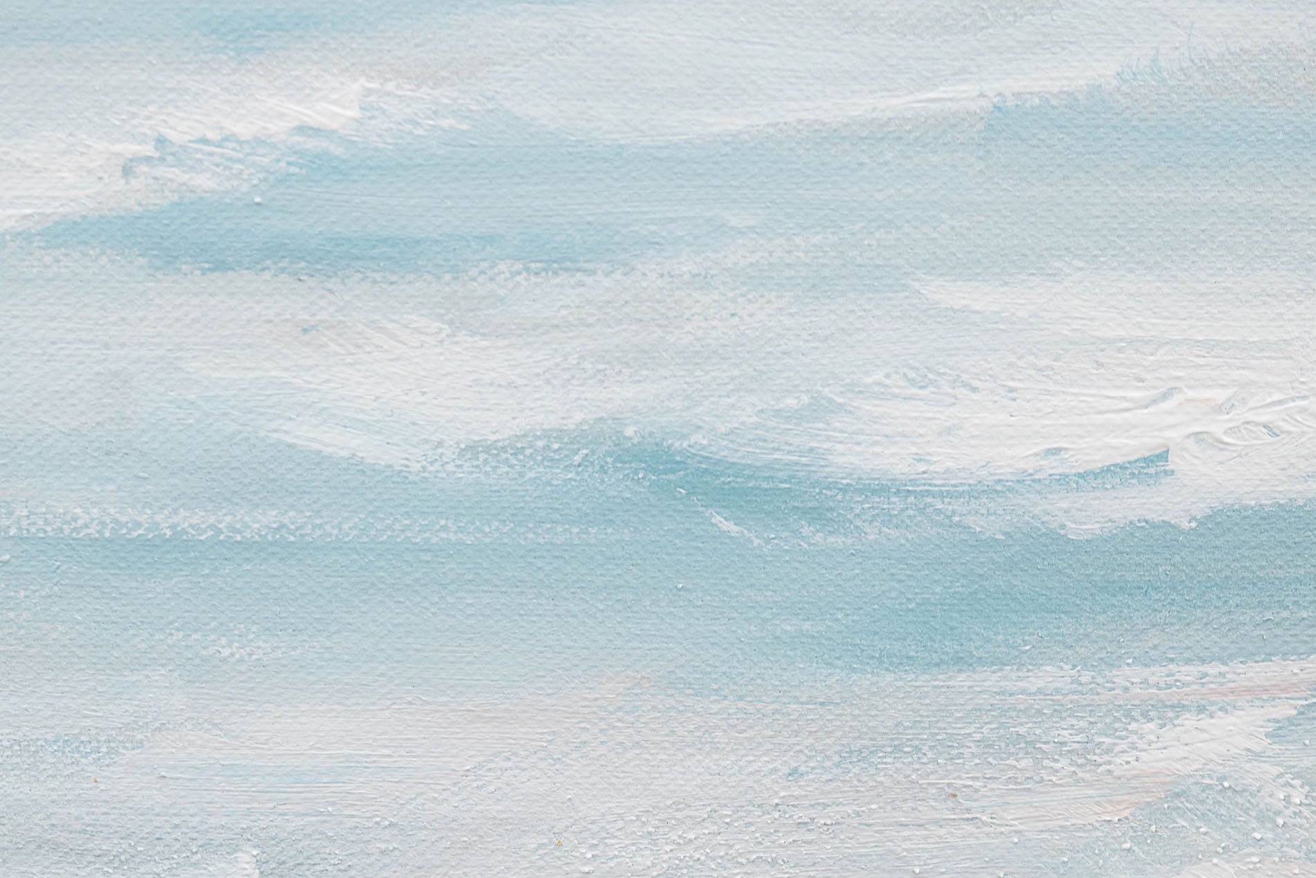 În stil scandinav tablou pe pânză cu motivul plajă, ocean, hartă, natură în alb-bej nuanțe, atmosferă liniștită, natură și viață la mare – produs, vedere 3