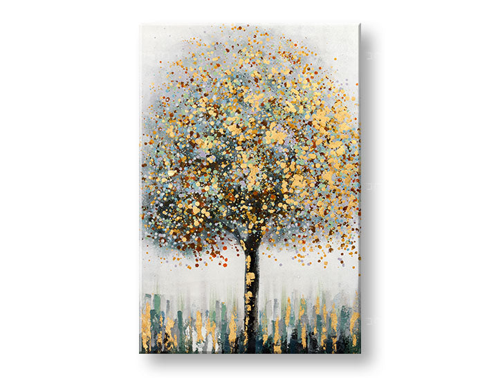 Tablou pictat STROM 1 parte - 60x90 cm
