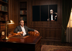 Pop art tablou pe pânză cu motivul Marlon Brando, natură în negru nuanțe agățat în interiorul sufragerie, atmosferă dramatică, forță și putere și eleganță – interior