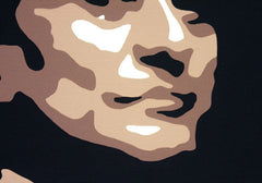 Pictat manual tablou pe pânză cu motivul Goodfellas în negru-alb nuanțe, forță și putere și lumea filmului | POP Art pictat manual tablou Goodfellas – produs, vedere 2