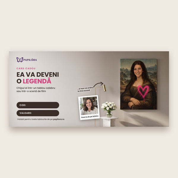 Darčekový poukaz – Va deveni o legendă