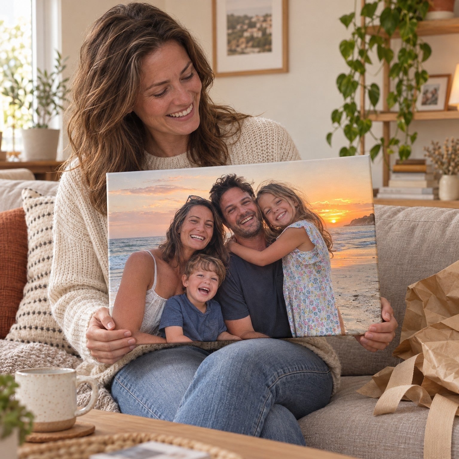 Exemplu de tablou personalizat: fotografie imprimată pe pânză