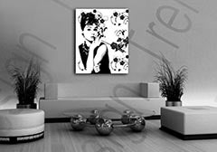Pictură pictată manual POP Art Discount -15% Audrey Hepburn ah4