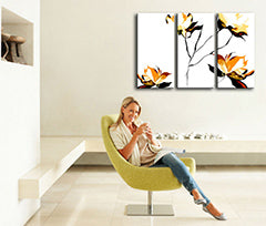 Pictate manual POP Art pictura FLOWER 3 părți flo