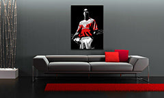 Pictat manual POP Art pictura Ruud van Nistelrooy 1 buc rvn