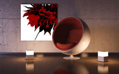 Pictat manual POP Art Floare 1 parte flo2