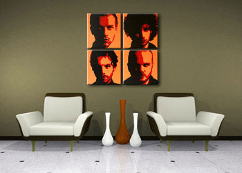 Pictate manual POP Art pictura Coldplay 4 bucăți cp2