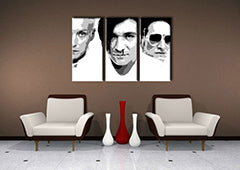 Pictură POP Art pictată manual Die Ärzte 3 părți da2