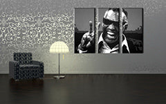 Pictat manual POP Art pictura Ray Charles 3 piese rc