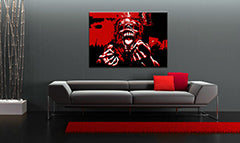 Pictat manual POP Art pictura Iron Maiden 1 buc im