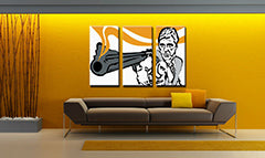 Pictate manual POP Art pictura AL PACINO 3 piese al7