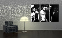 Pictură pictată manual POP Art Fight Club 3 bucăți fc