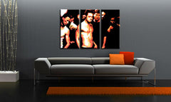 Pictură POP Art pictată manual Fight Club 3 părți fc2