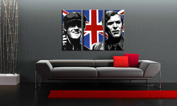 Pictat manual POP Art pictura Italian Job 3 buc ij