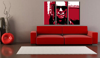 Pictură pictată manual POP Art Terminator 3 piese ter2