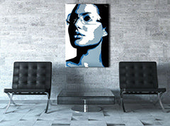 Pictate manual POP Art pictura Angelina Jolie 1 bucată chiar