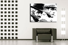 Pictat manual POP Art pictura Butch Cassidy 1 bucată bc