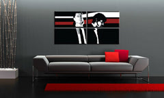 Pictate manual POP Art pictura Pulp Fiction 4 bucăți pulp