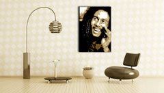 Pictat manual POP Art pictura Bob Marley 1 parte bm