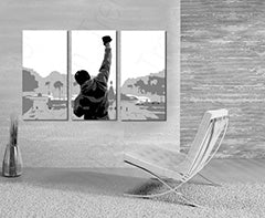 Pictate manual POP Art pictura ROCKY 3 buc rocky2