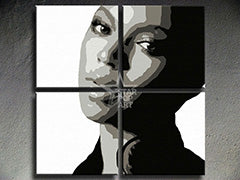 Pictate manual POP Art pictura BEYONCÉ 4 buc bey