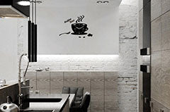 Ceas modern de perete Cup Clock NH015