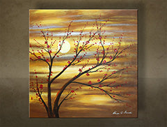 Tablou pictat manual de TREE 1 parte NU0010E1