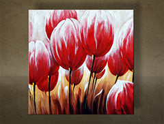 Tablou pictat manual FLOWERS 1 buc NU0013E1