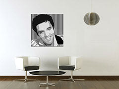 Pictat manual POP Art pictura Elvis Presley 1 buc el3