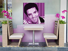 Pictat manual POP Art pictura Elvis Presley 1 bucată el4
