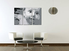 Pictate manual POP Art pictura CHILD 3 părți copil