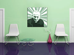 Imagine POP Art pictată manual a lui Ioan Paul al II-lea. 1 parte jp3