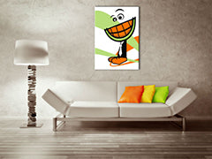 Pictate manual POP Art pictura MELON 1 bucată pepene