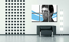 Pictat manual POP Art pictura Scarface - AL PACINO 6 bucăți al40