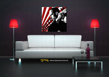 Pictat manual POP Art pictura THE TRANSPORTER - Courier 1 parte kur2